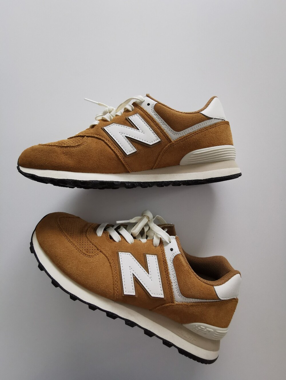 New Balance 574 (U574WCE) Desert Clay And Sea Salt Colourway Suede Sneakers